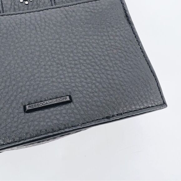 Rebecca Minkoff Stargazing Studded Crossbody Clutch Black Leather - Picture 10 of 10
